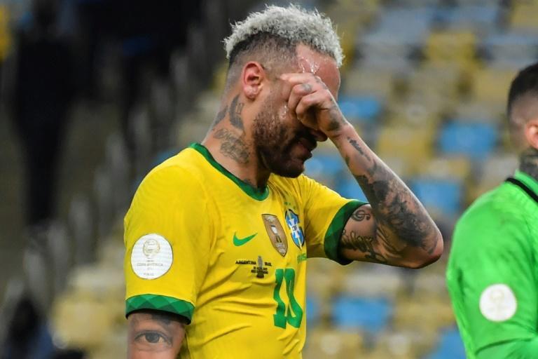 Neymar jr chorando